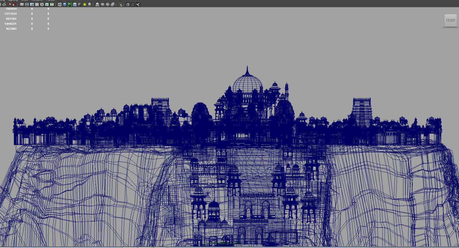 fort city heaven 3d model 3D model_5