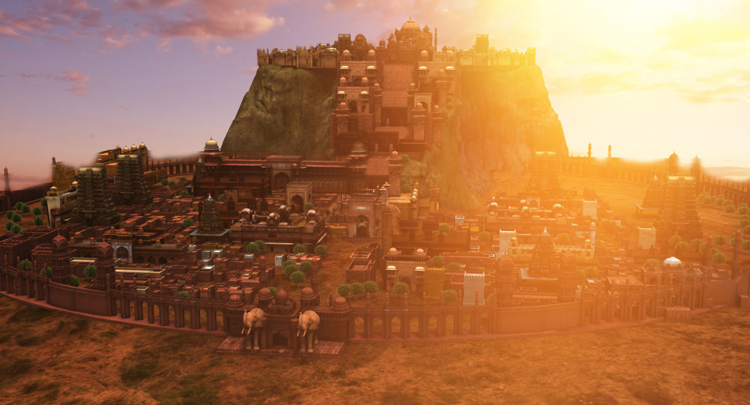 fort city heaven 3d model 3D model_6