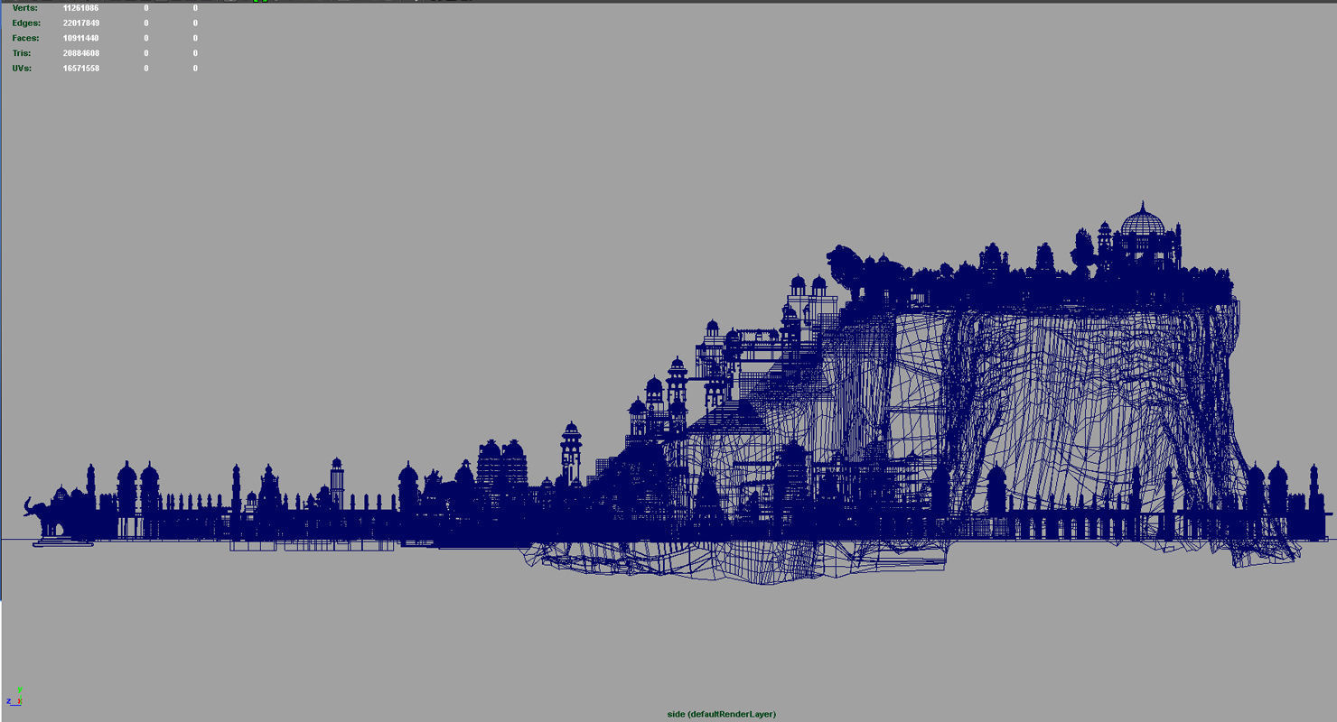 fort city heaven 3d model 3D model_8