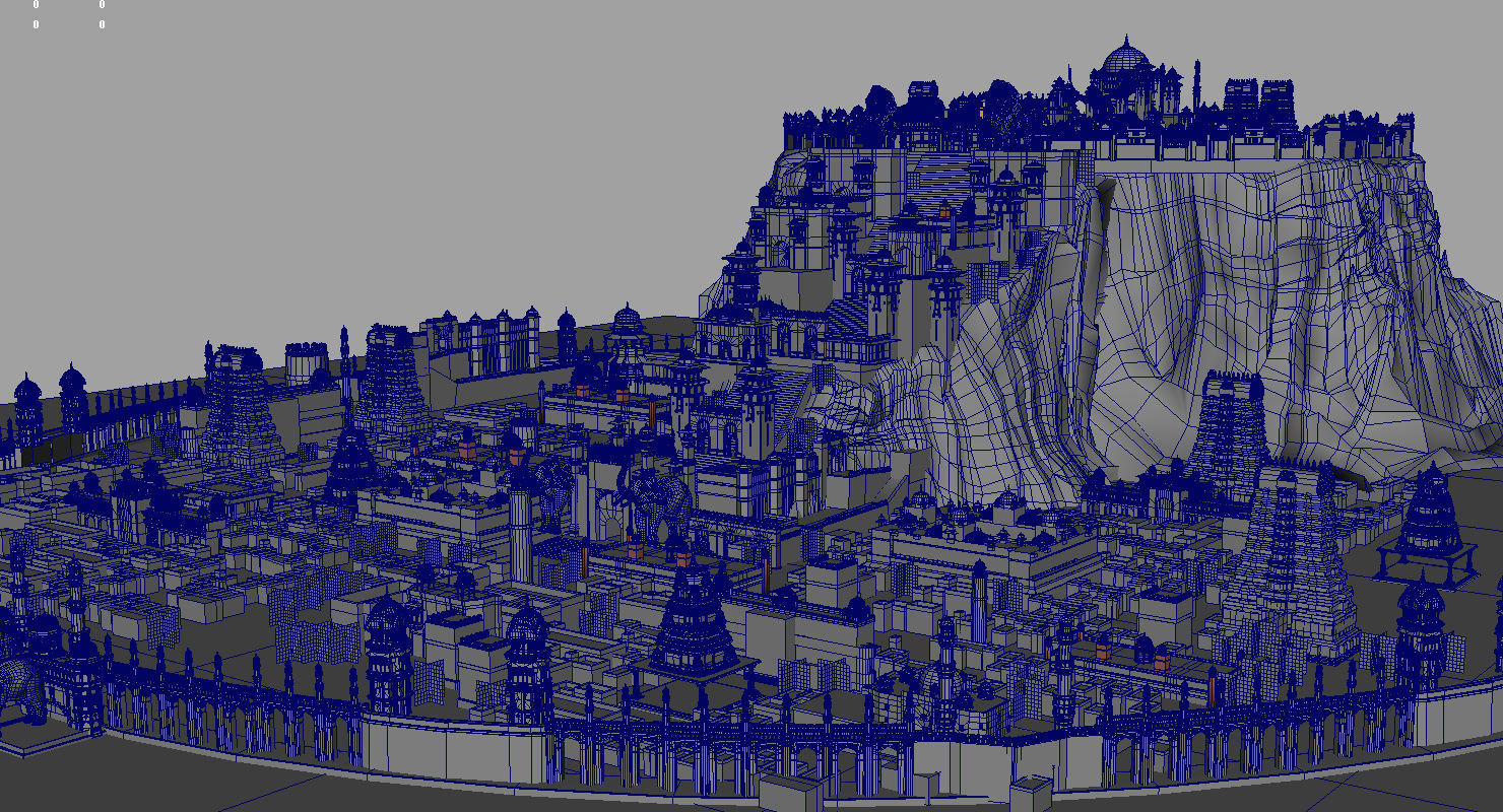 fort city heaven 3d model 3D model_2