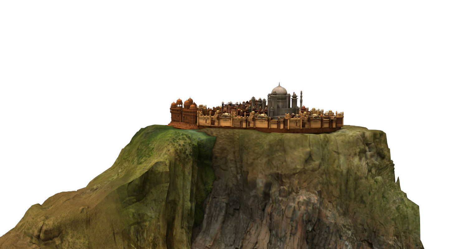 fort city heaven 3d model 3D model_12