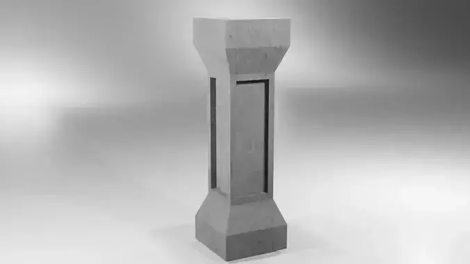 Pillar concrete column