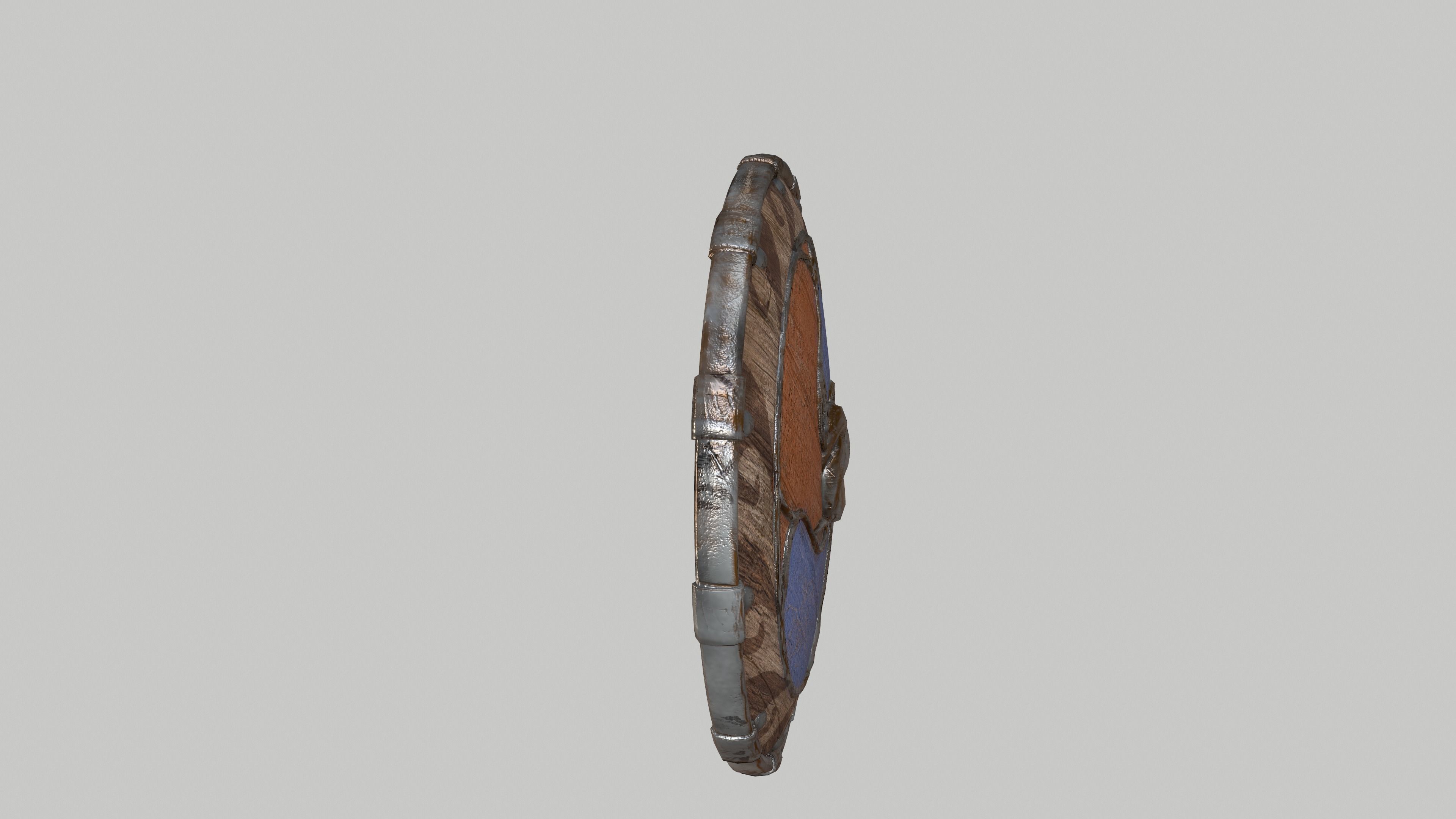 Viking Shield 001 - PBR Game-ready asset Low-poly 3D model_3