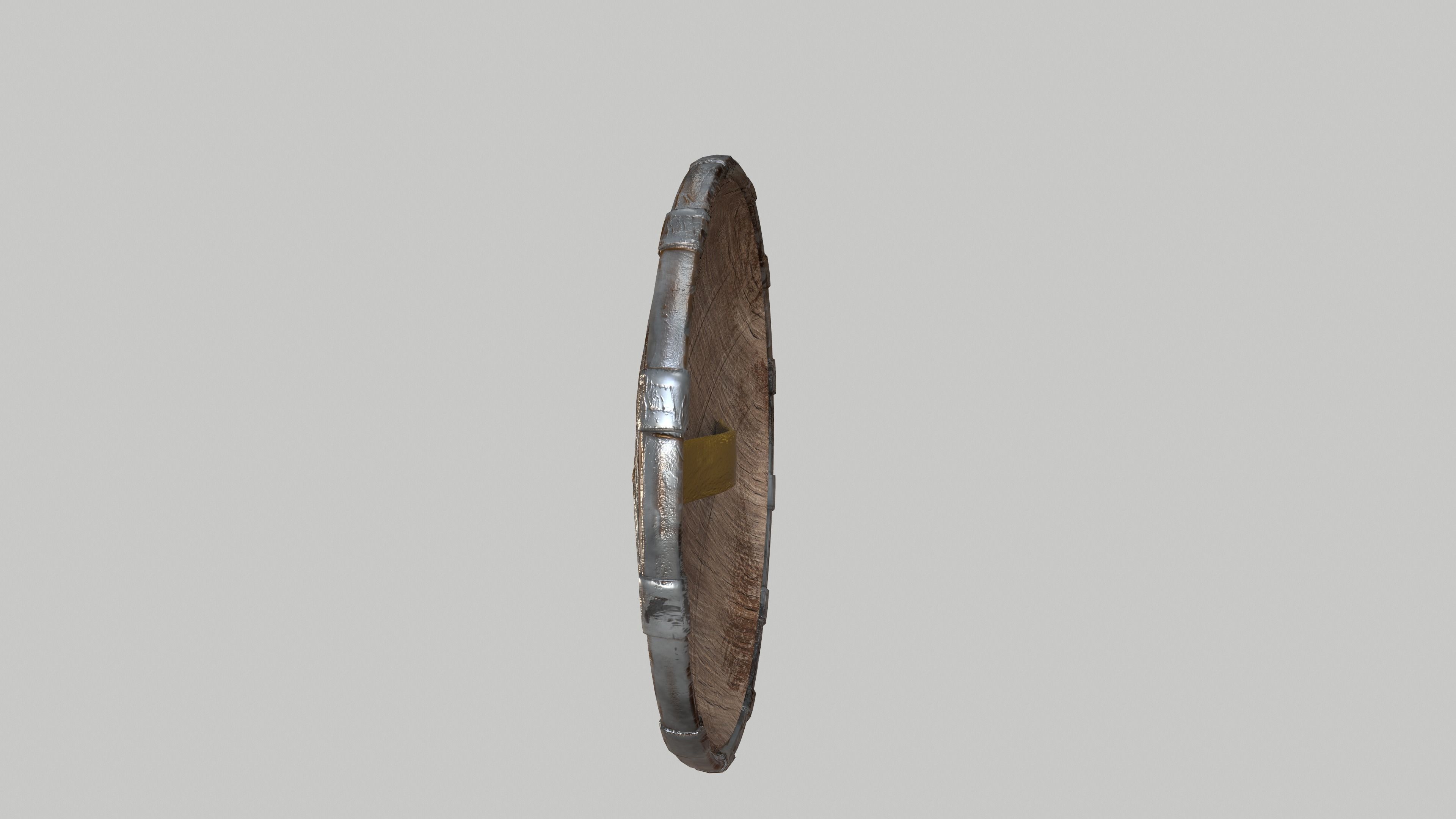 Viking Shield 001 - PBR Game-ready asset Low-poly 3D model_13
