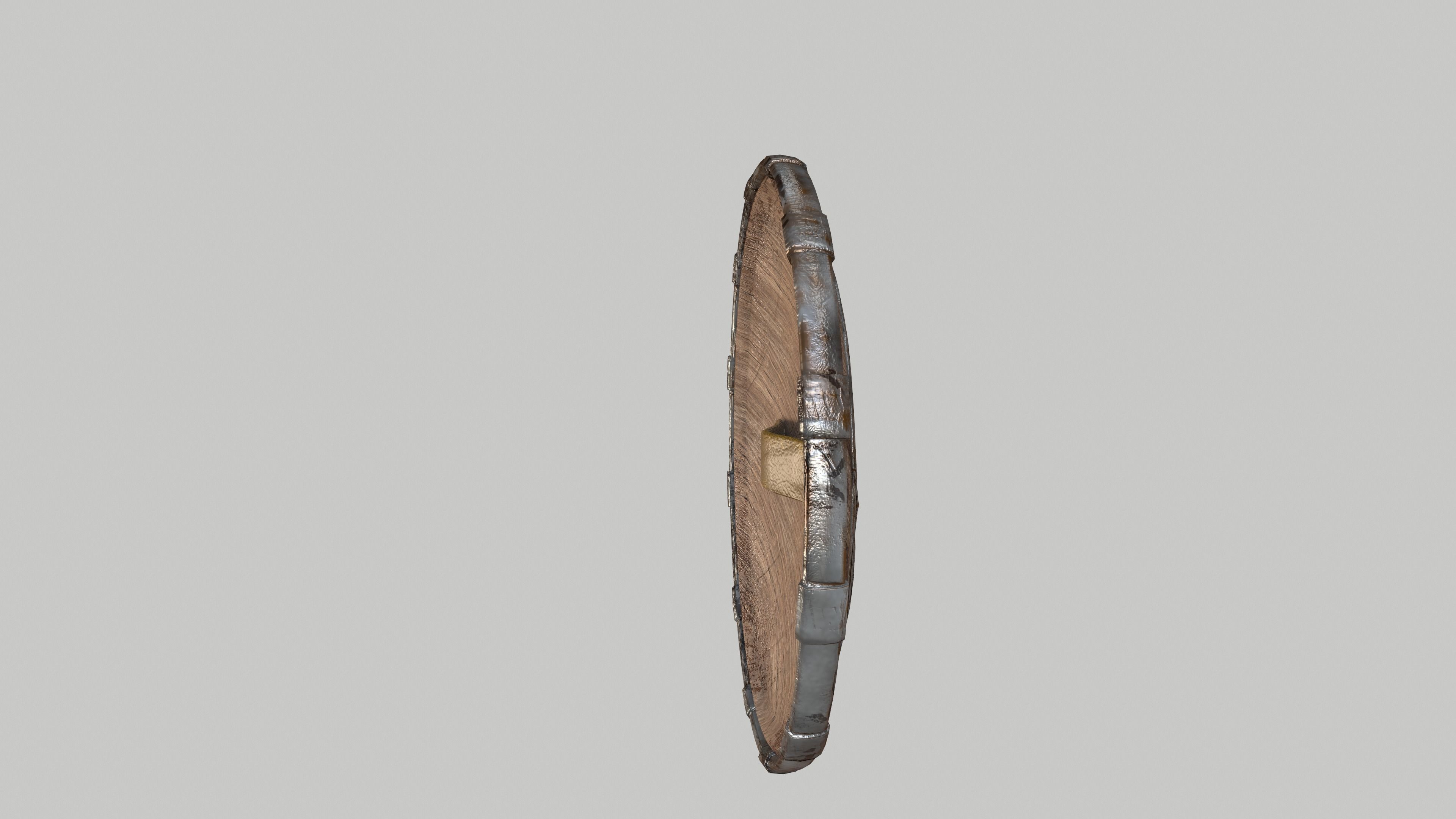 Viking Shield 001 - PBR Game-ready asset Low-poly 3D model_2