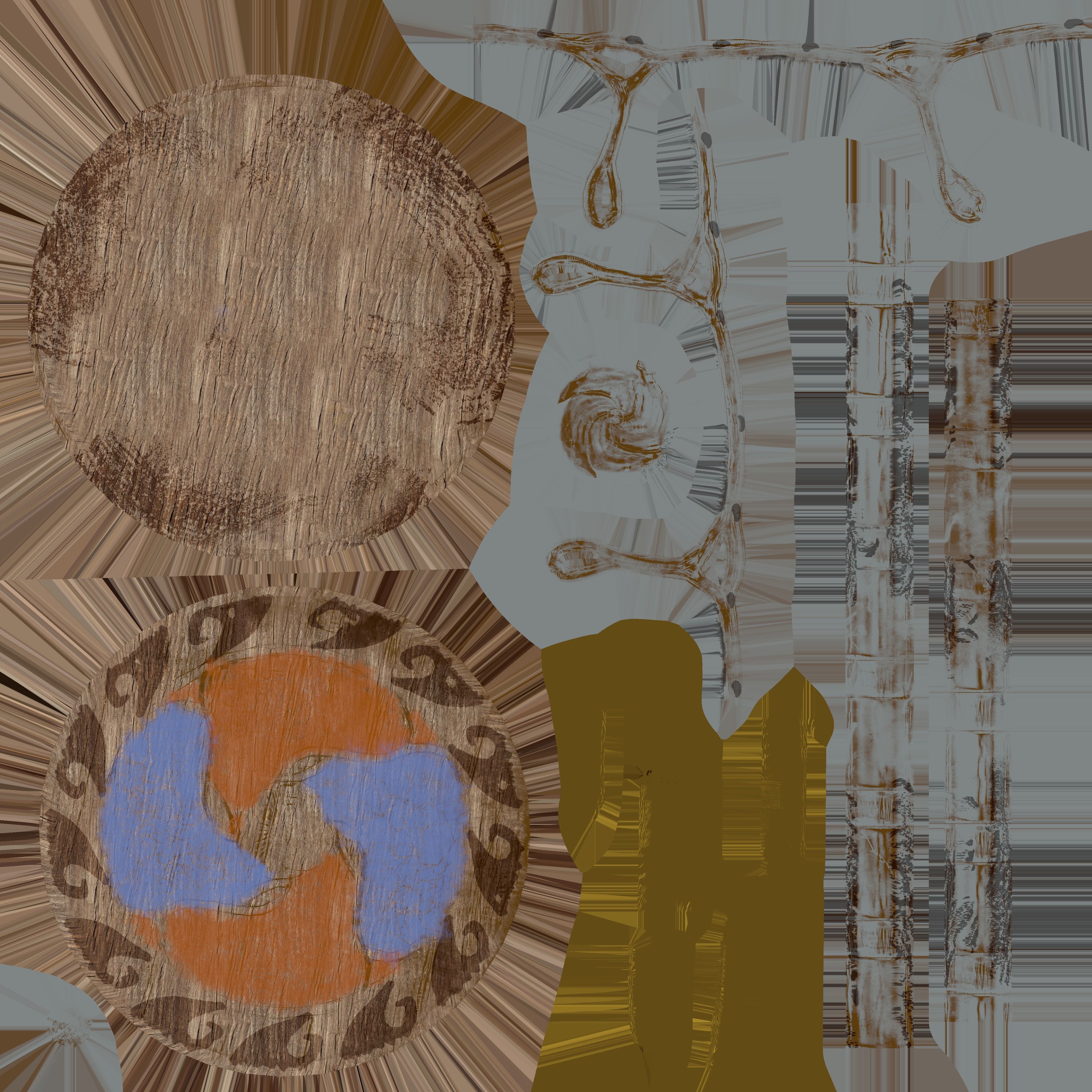 Viking Shield 001 - PBR Game-ready asset Low-poly 3D model_27