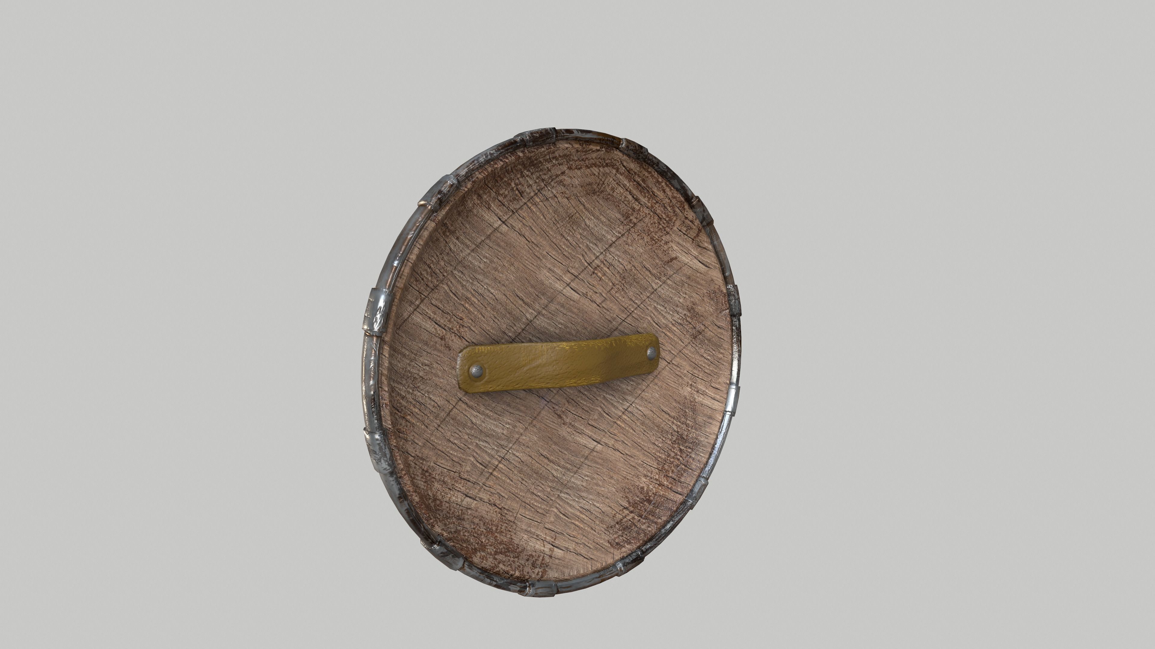 Viking Shield 001 - PBR Game-ready asset Low-poly 3D model_12