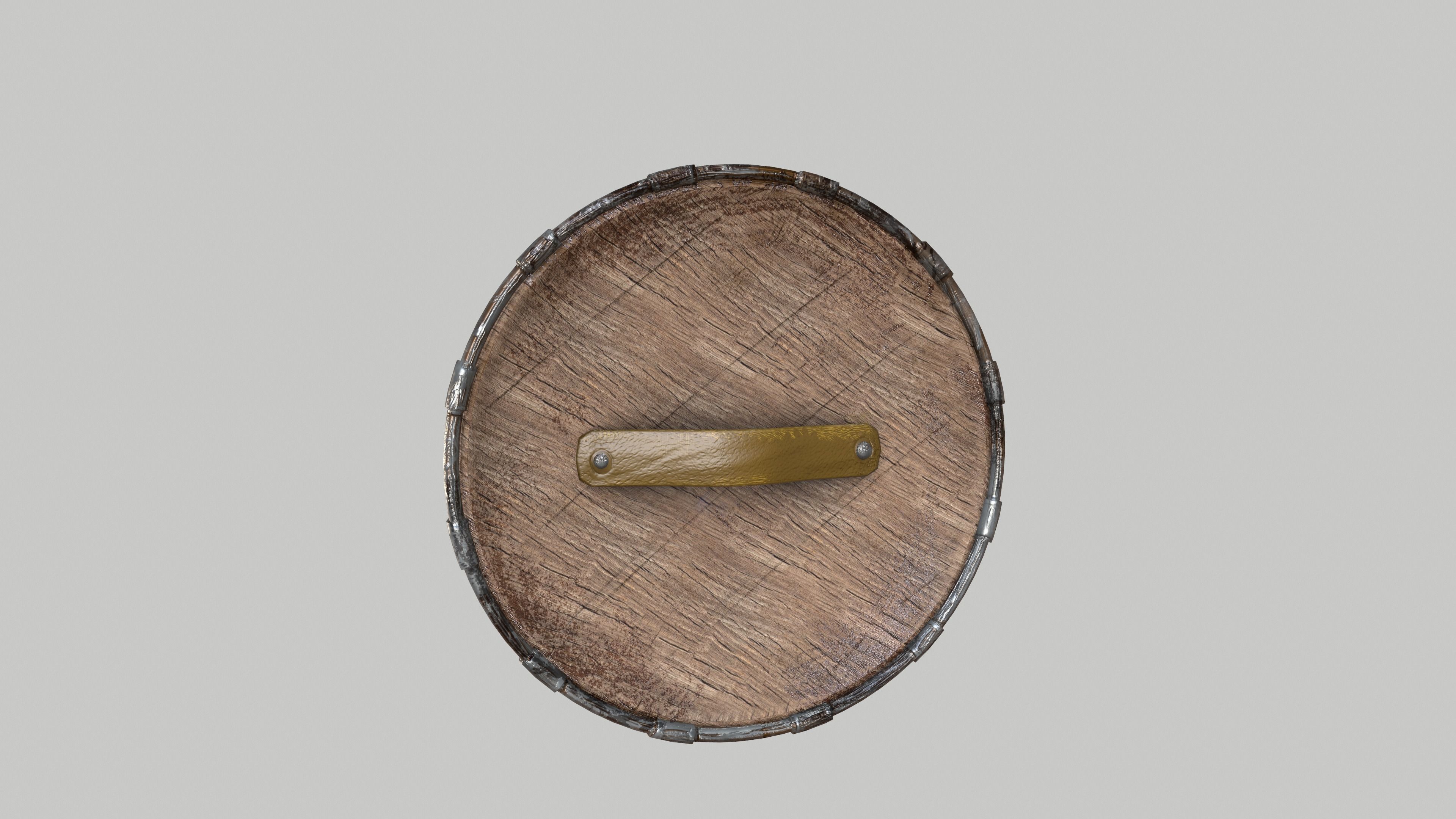 Viking Shield 001 - PBR Game-ready asset Low-poly 3D model_1