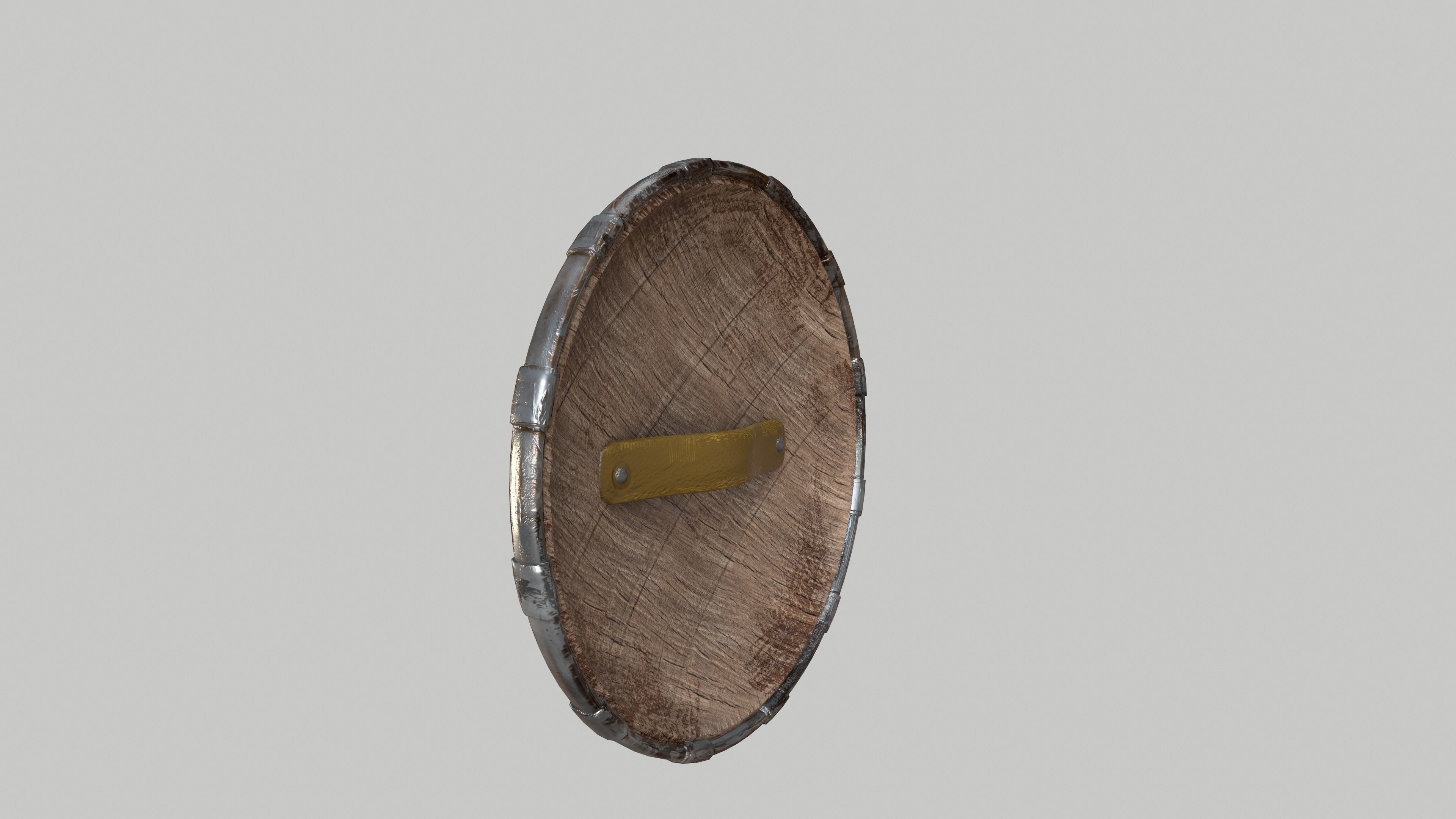 Viking Shield 001 - PBR Game-ready asset Low-poly 3D model_14