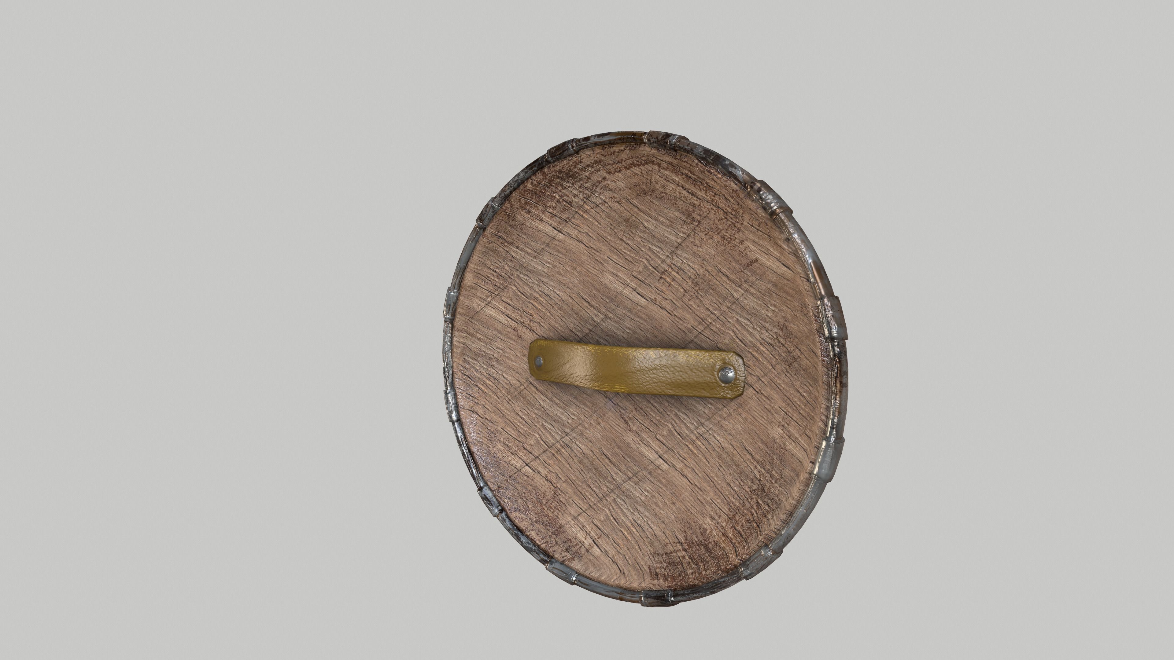Viking Shield 001 - PBR Game-ready asset Low-poly 3D model_9