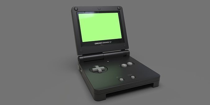 Gameboy Advance SP 3D model