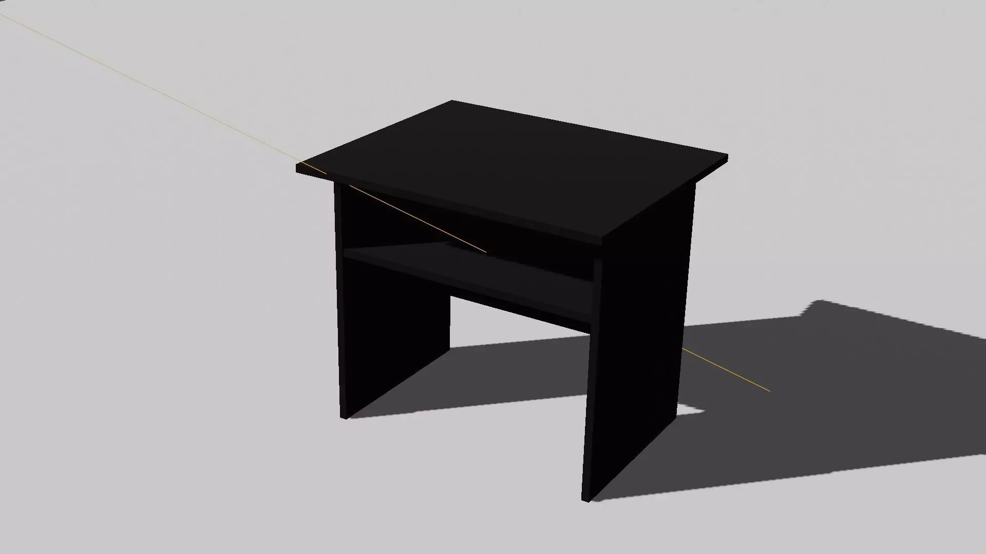 Table in Jain Hostel 3D model