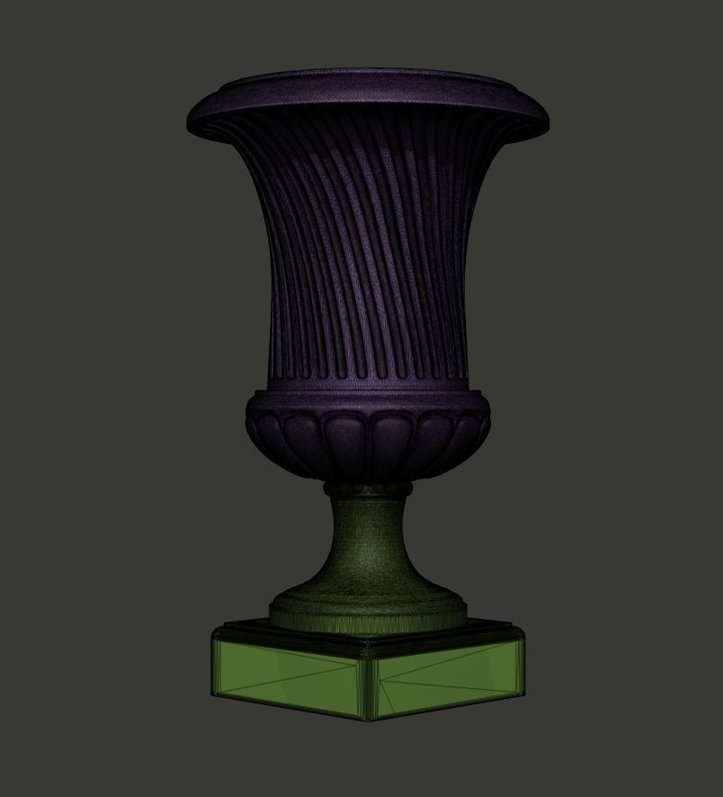 10 Classical Vases and Urns 3D model_22