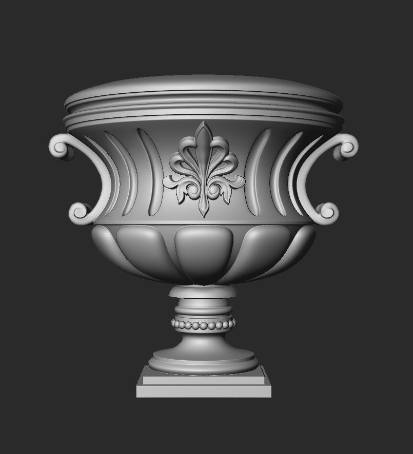 10 Classical Vases and Urns 3D model_31