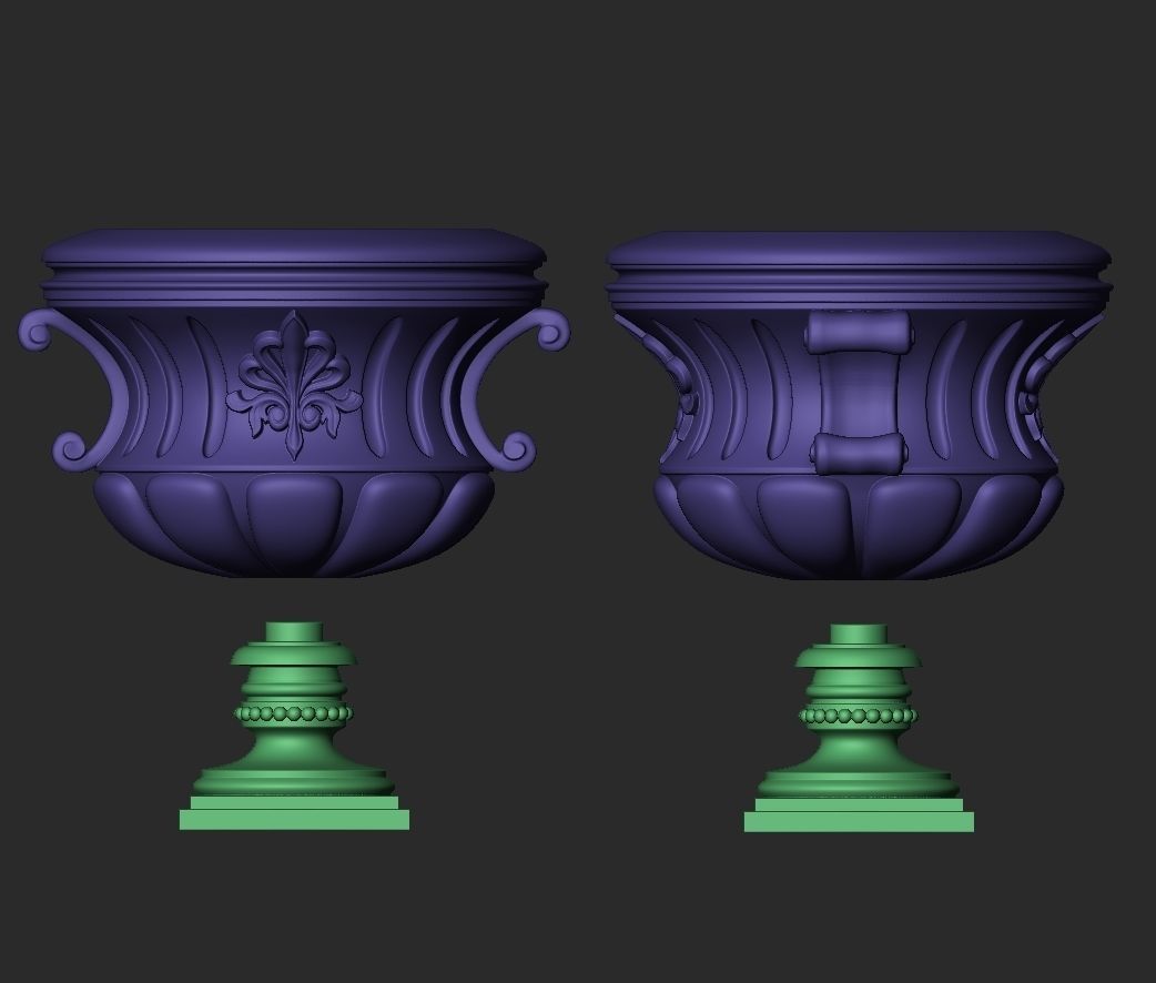 10 Classical Vases and Urns 3D model_32