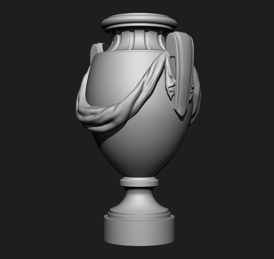 10 Classical Vases and Urns 3D model_7