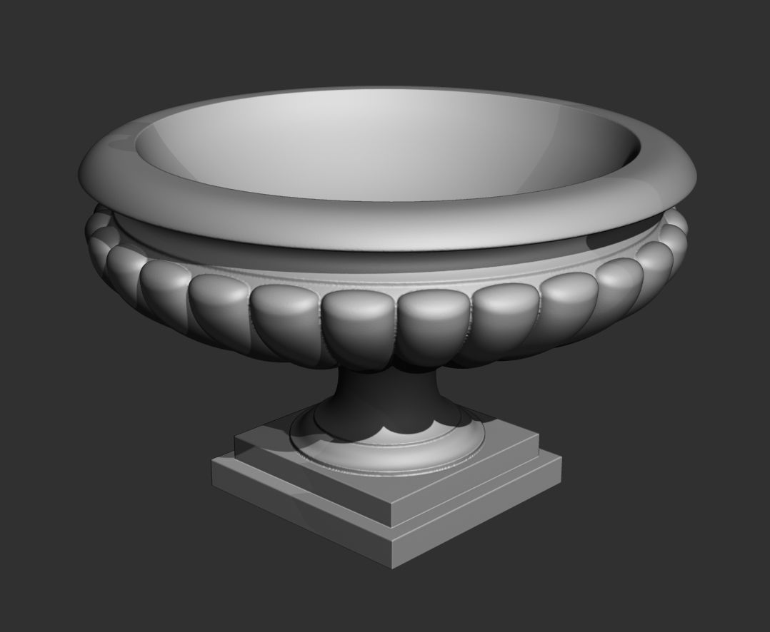 10 Classical Vases and Urns 3D model_12