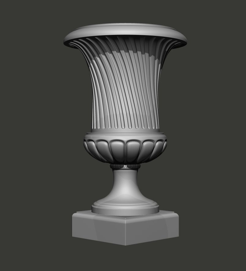 10 Classical Vases and Urns 3D model_21
