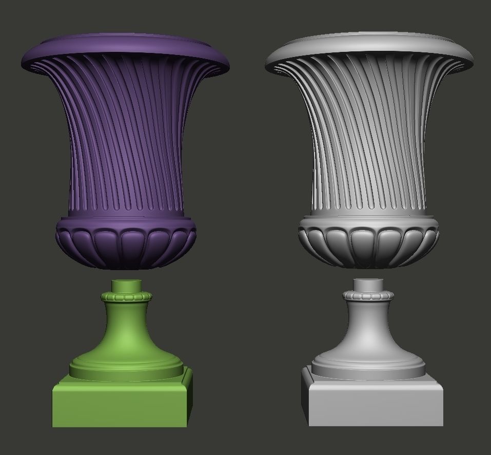 10 Classical Vases and Urns 3D model_23