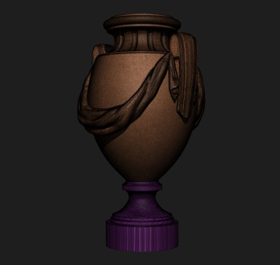 10 Classical Vases and Urns 3D model_6