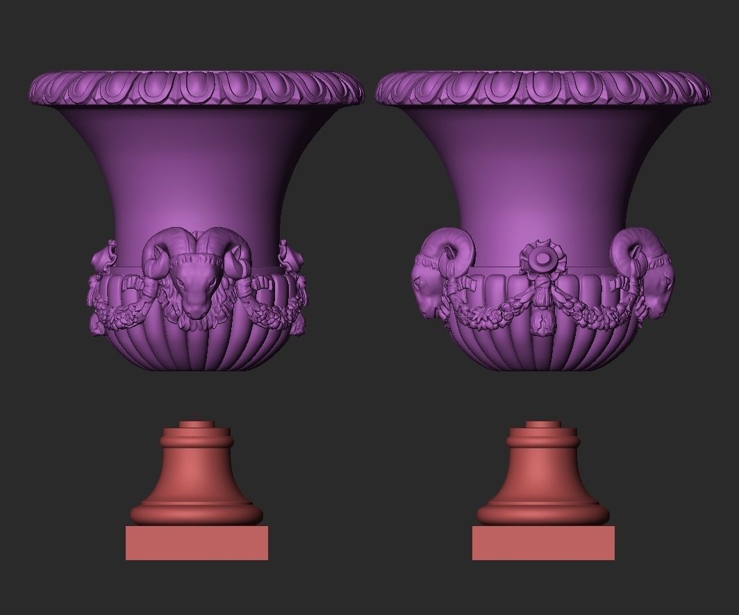 10 Classical Vases and Urns 3D model_10