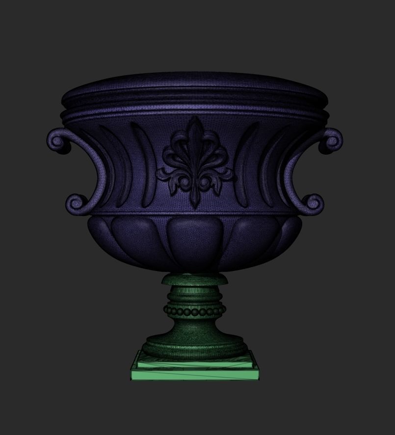 10 Classical Vases and Urns 3D model_30