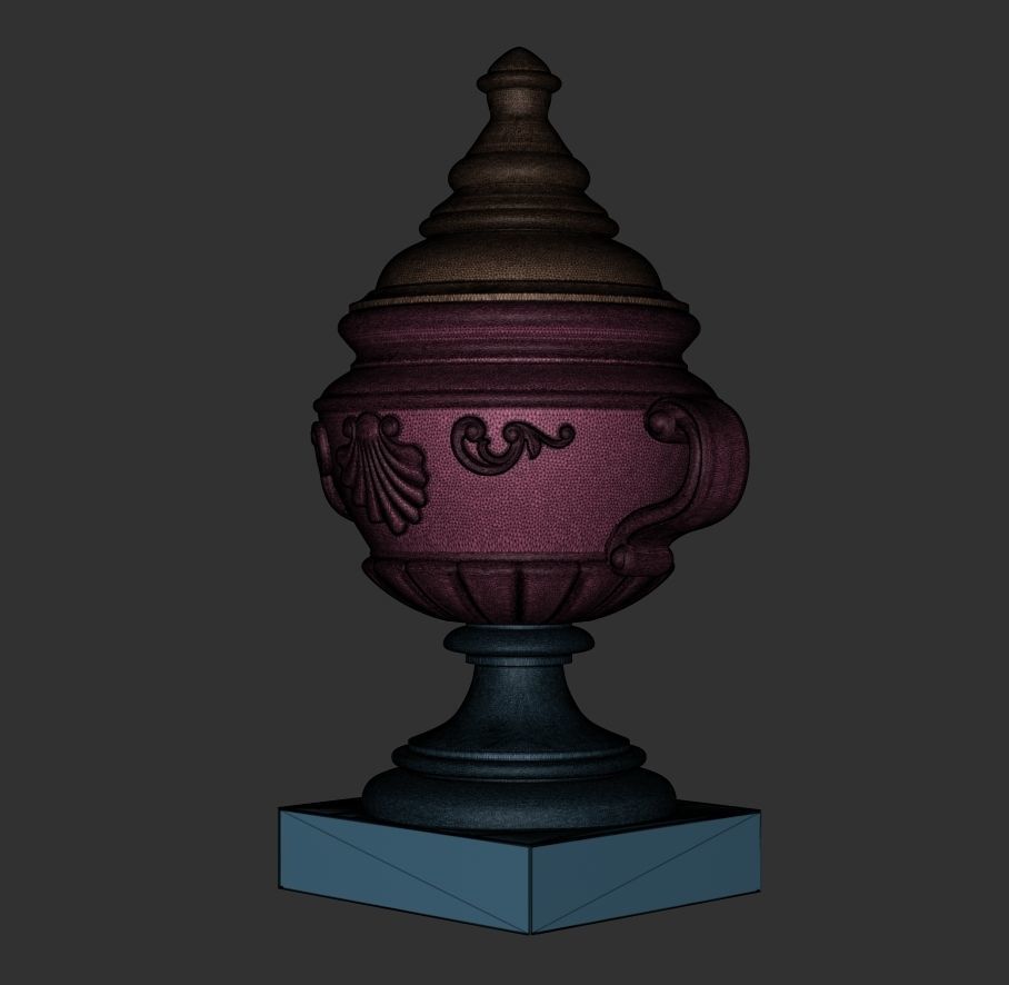 10 Classical Vases and Urns 3D model_17