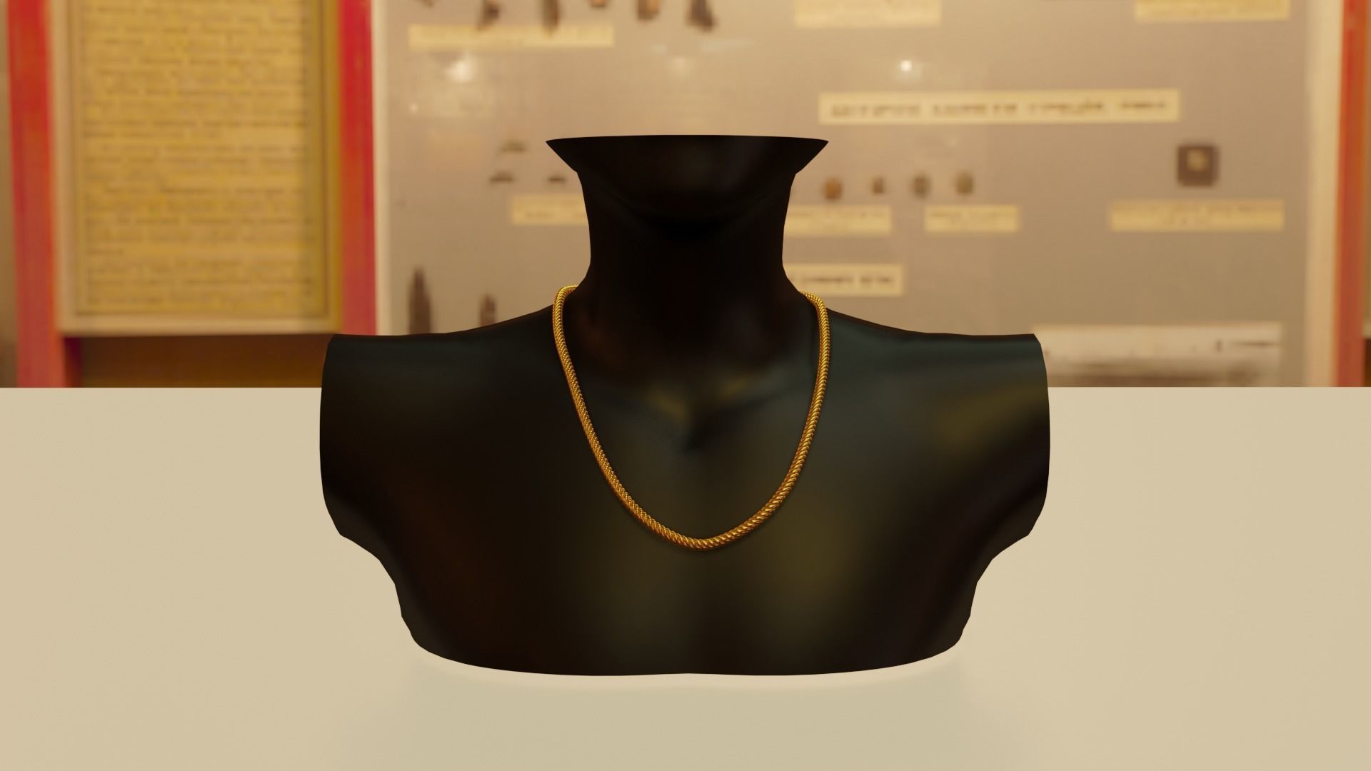 GOLD CHAIN A 3D print model_2