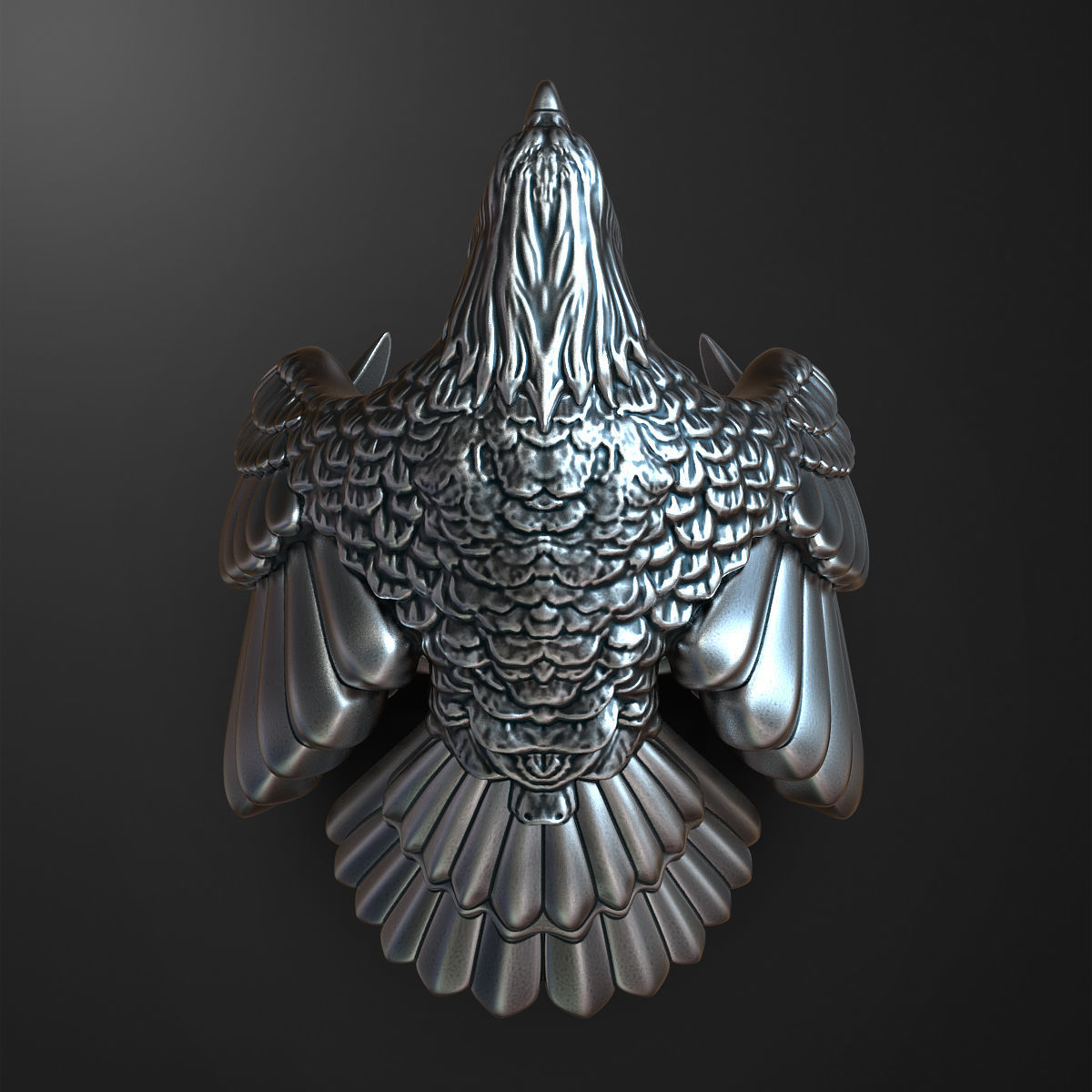 Eagle Ring 3D print model_4