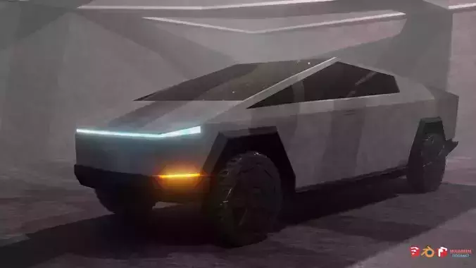 Tesla Cybertruck Free 3D model