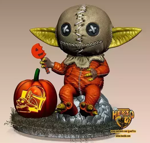 Grogu Sam - Trick R Treat 3D print model