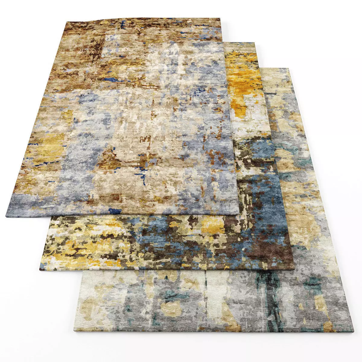 Rugs-709 modern rugs for living room Low-poly 3D model_0