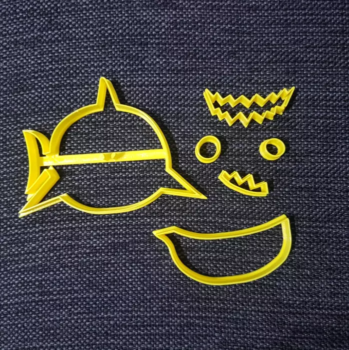 Baby Shark Collage 1 Cookie Cutter 3D print model