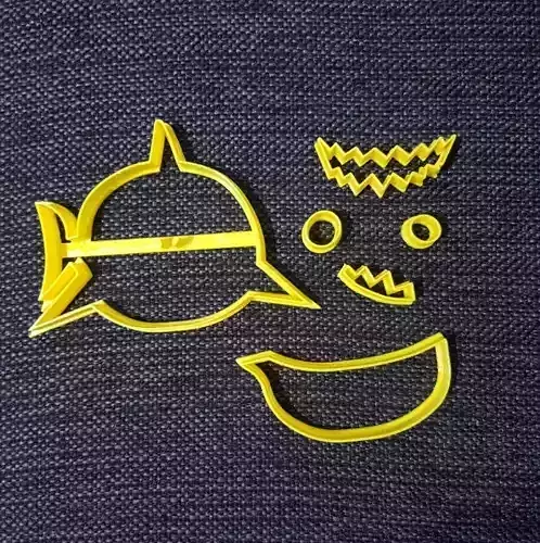 Baby Shark Collage 1 Cookie Cutter