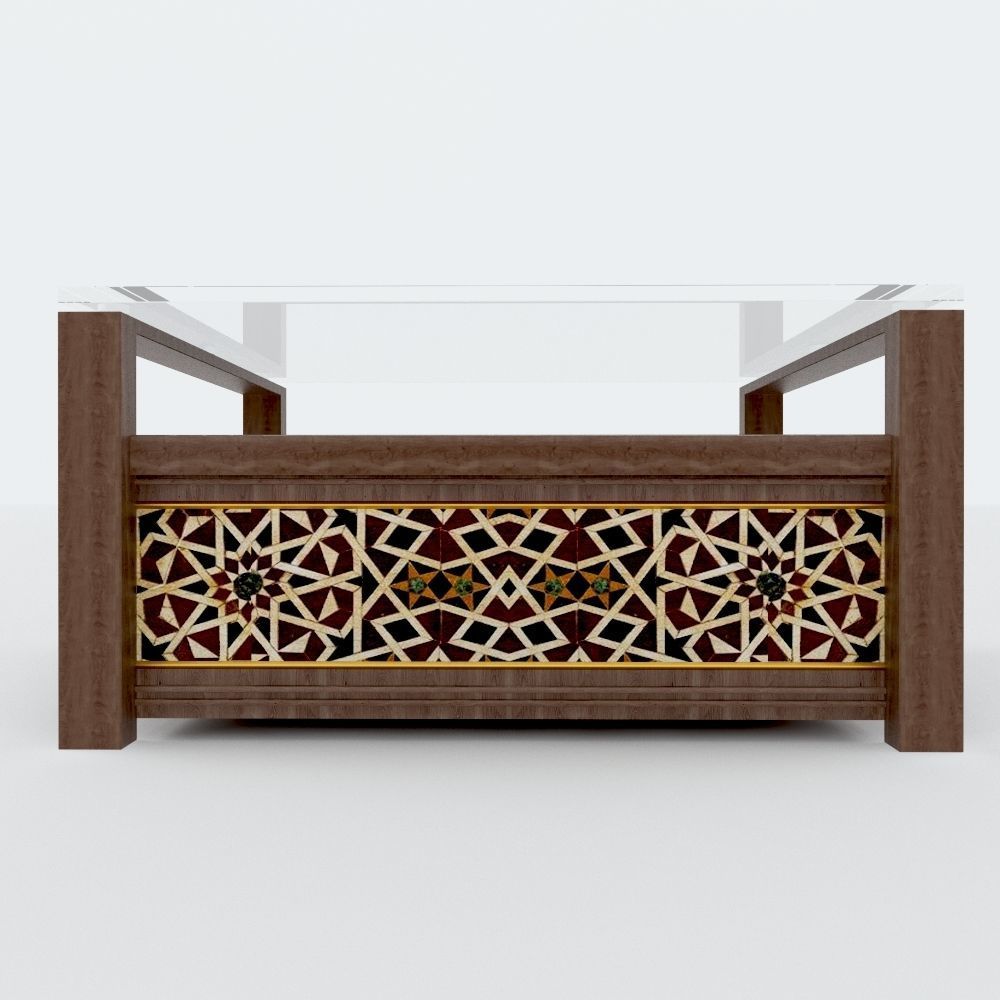 Arabic Table Free 3D model_4