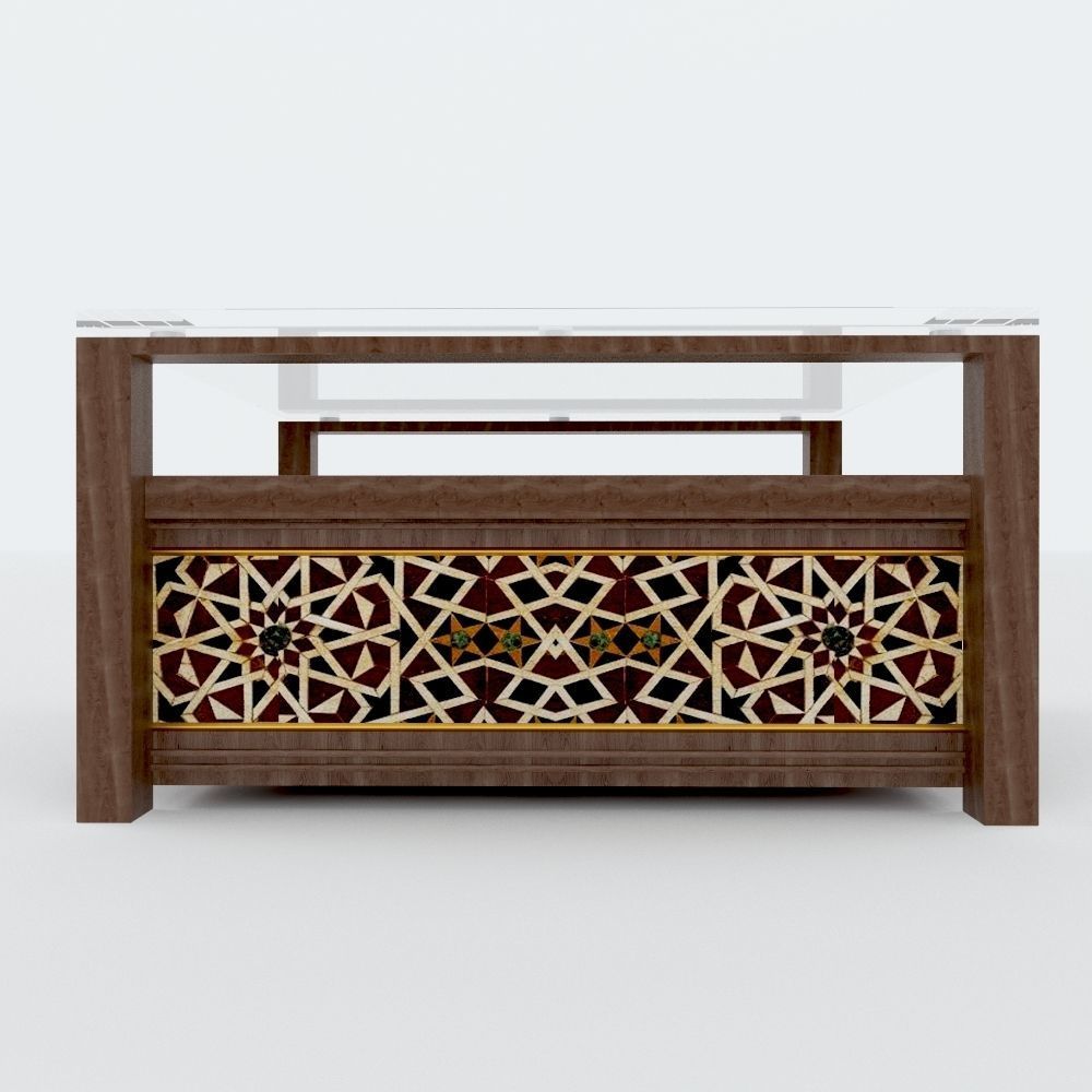 Arabic Table Free 3D model_2