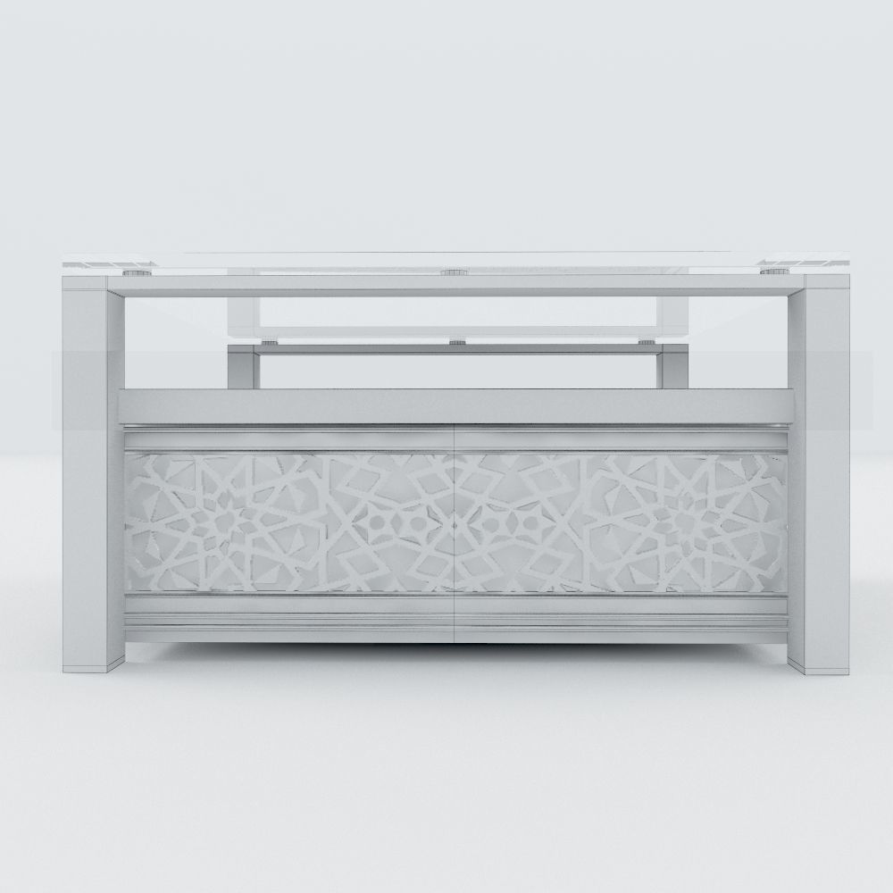 Arabic Table Free 3D model_14
