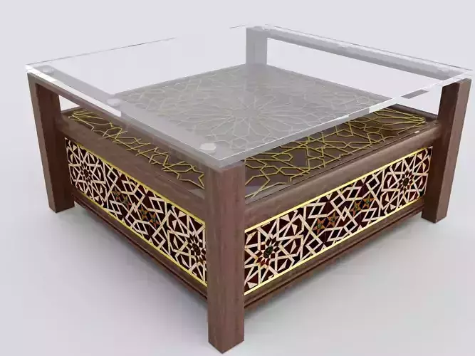 Arabic Table  Free 3D model