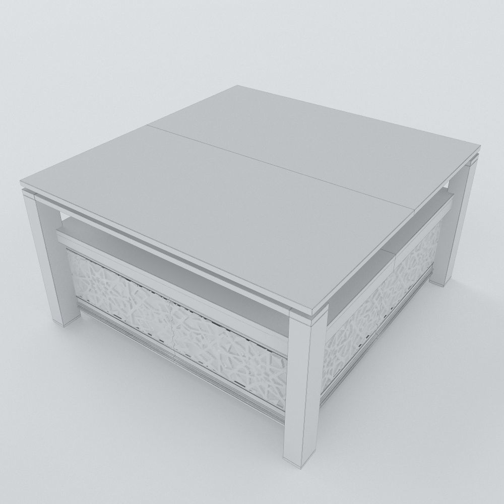 Arabic Table Free 3D model_10
