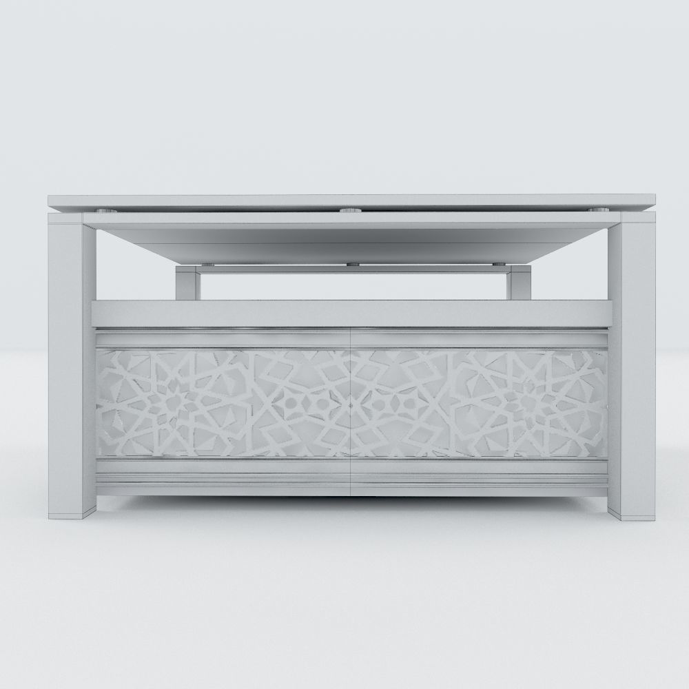 Arabic Table Free 3D model_12