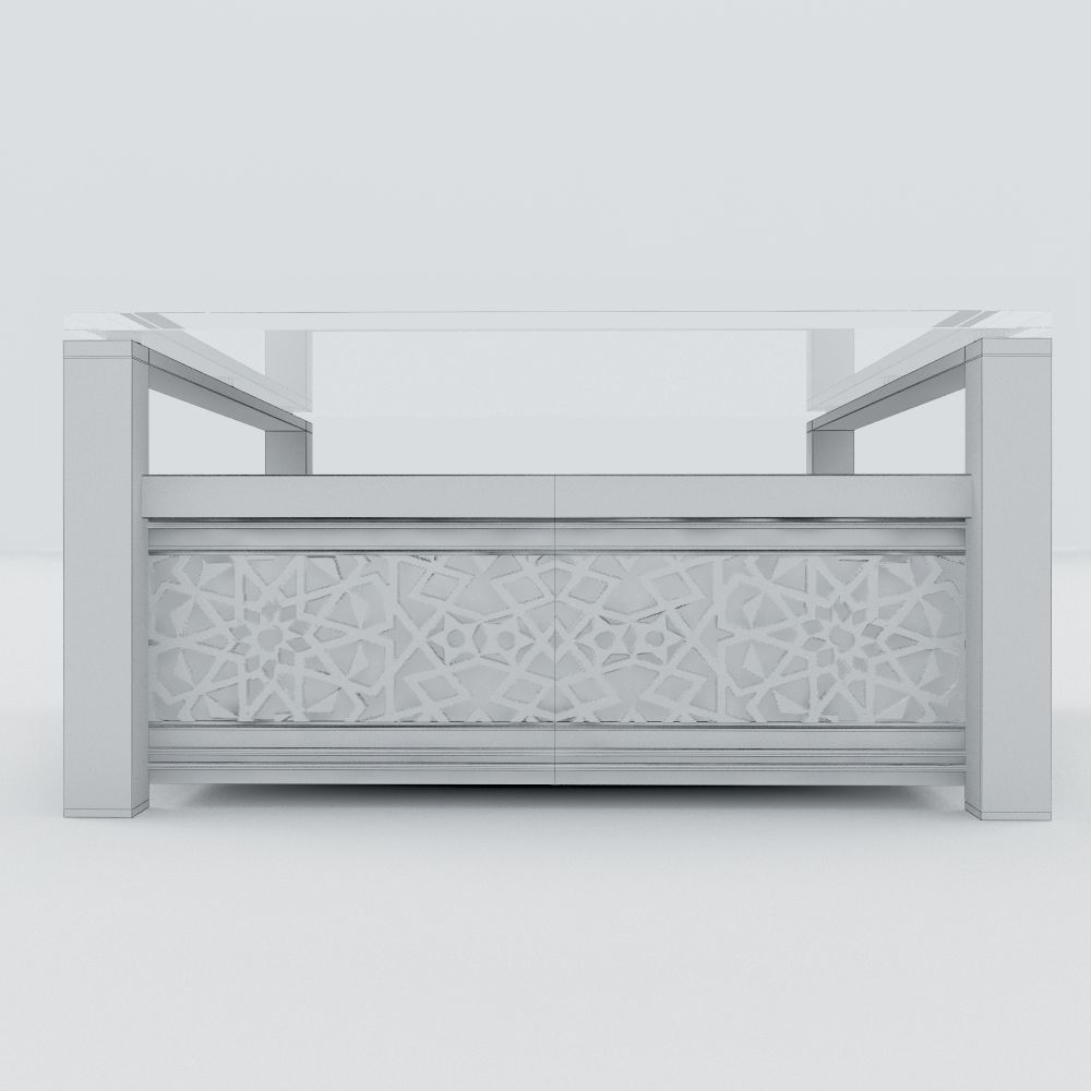 Arabic Table Free 3D model_15