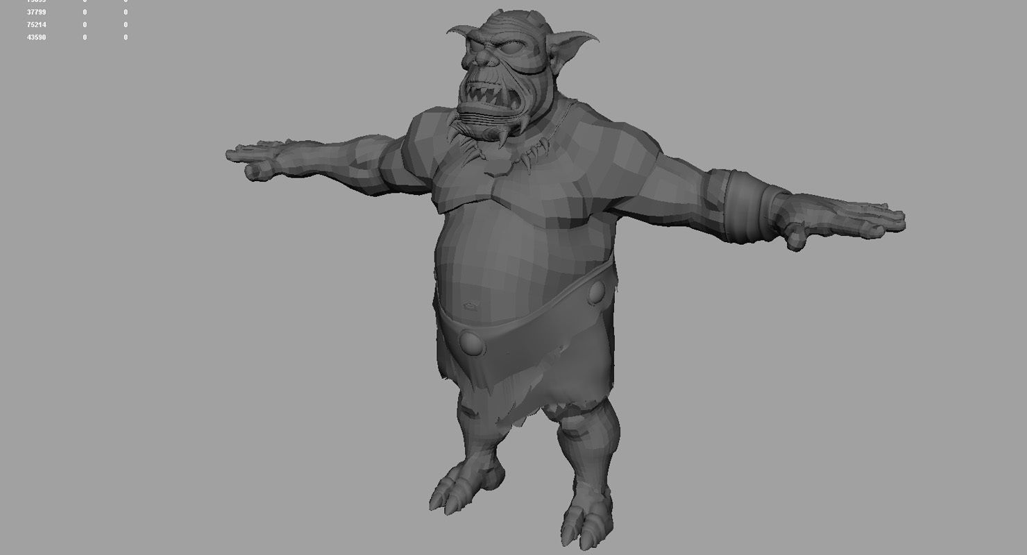 monster 3d model demon 3D model_6