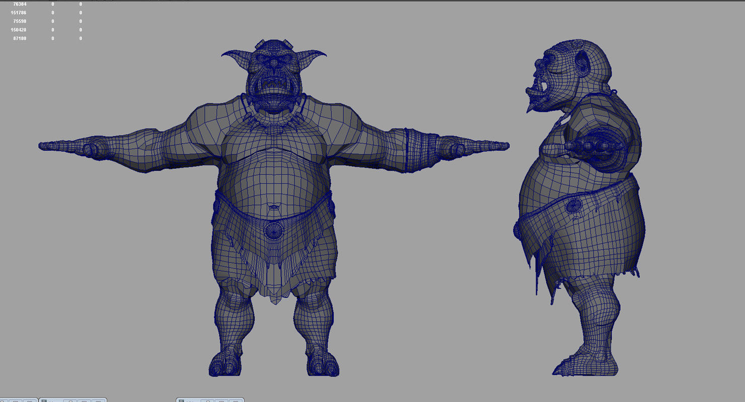 monster 3d model demon 3D model_5