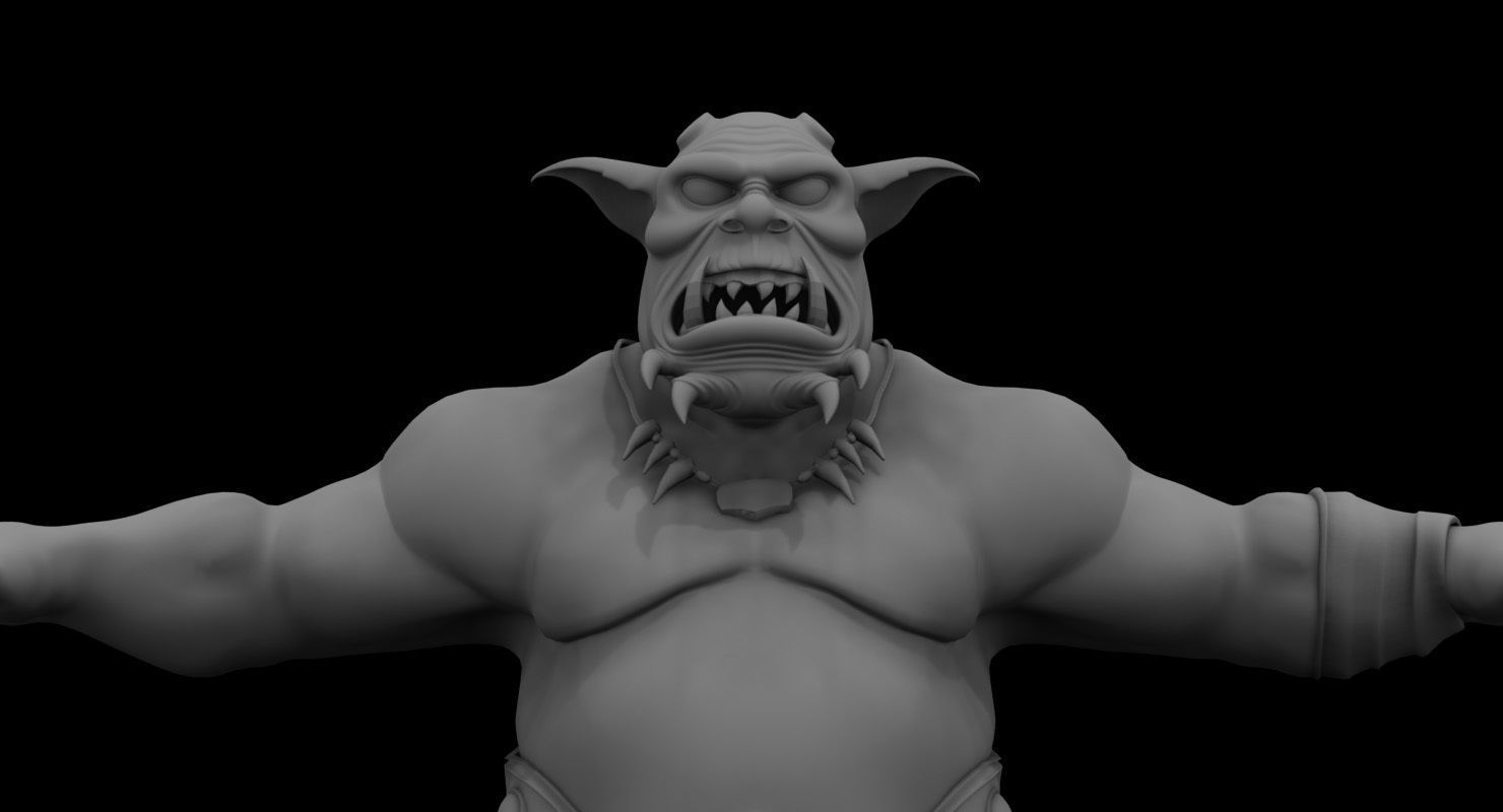 monster 3d model demon 3D model_2