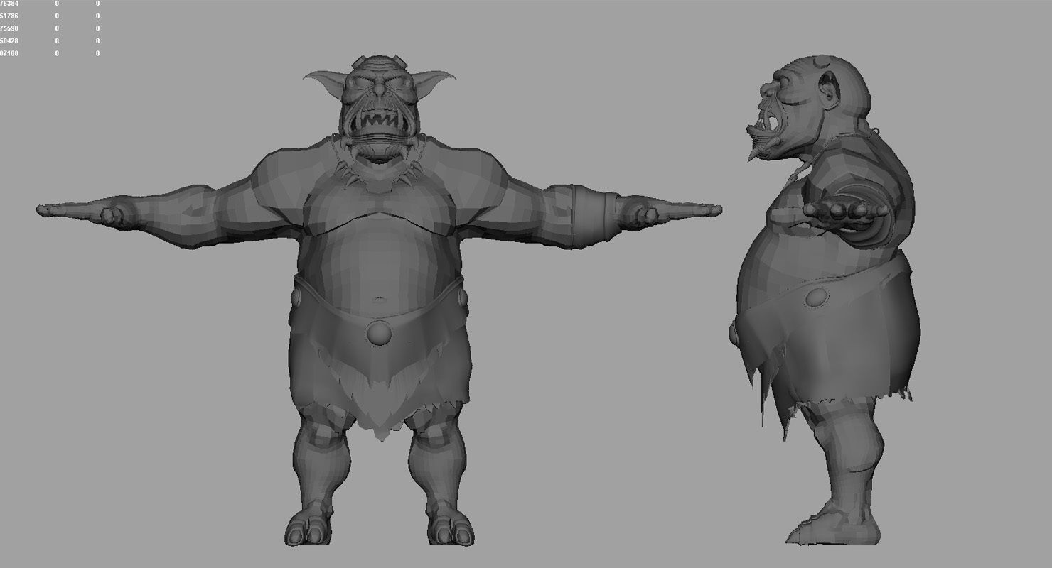 monster 3d model demon 3D model_4