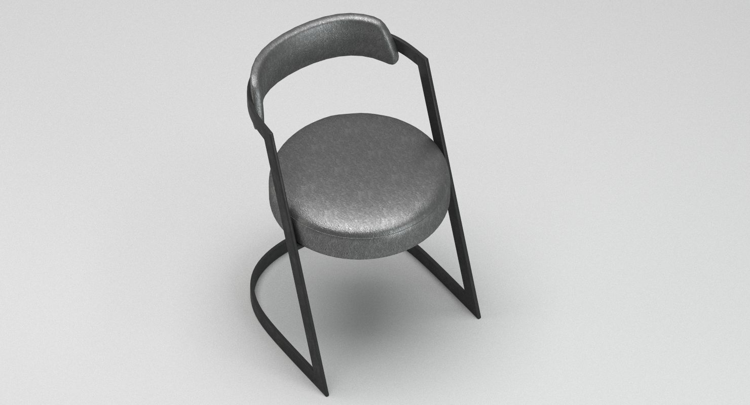 Studio Dining Chair Kelly Wearstler 3D model_4