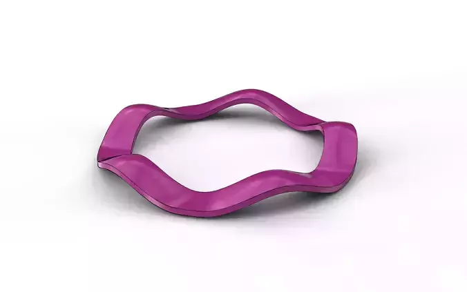 Wave washer 3D model