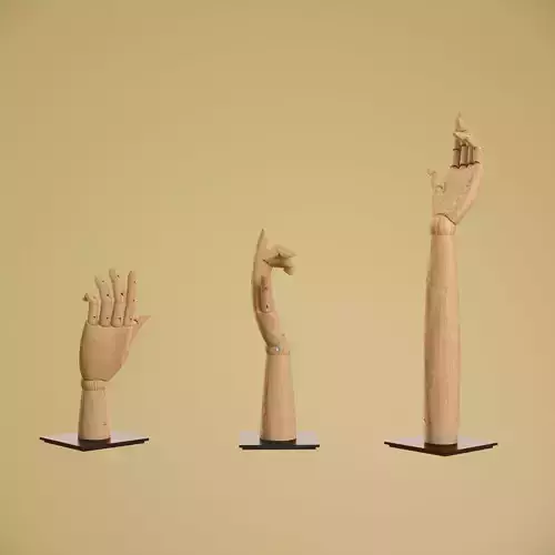 Mannequin collection 84 absolute vintage accessories hands