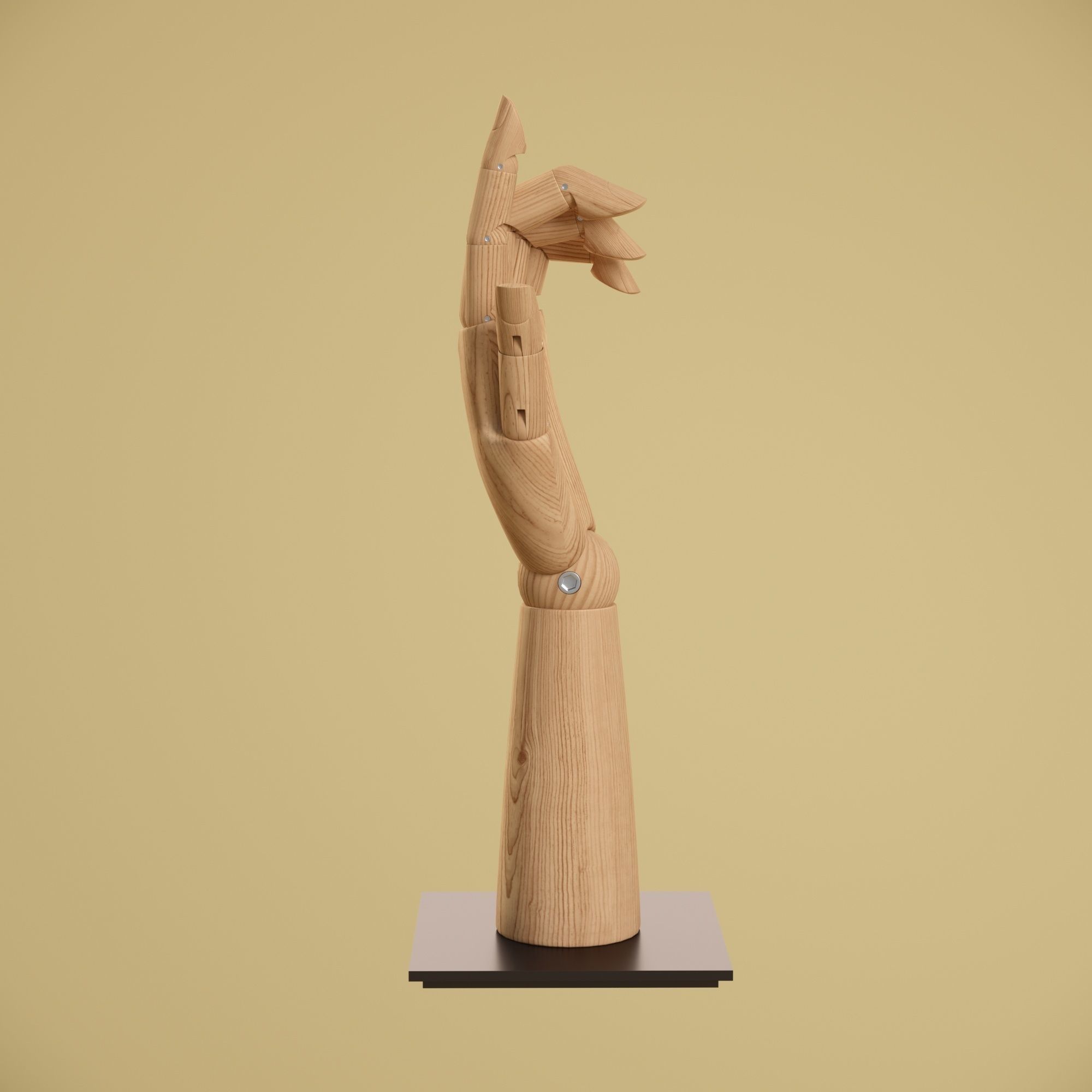 Mannequin collection 84 absolute vintage accessories hands 3D model_2