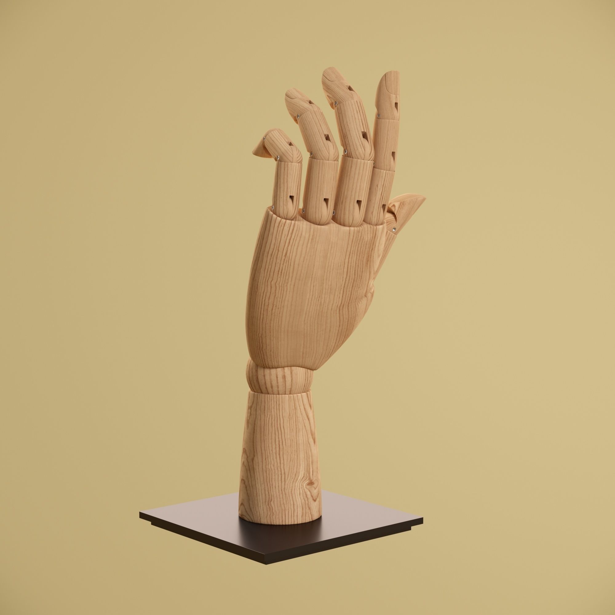 Mannequin collection 84 absolute vintage accessories hands 3D model_1